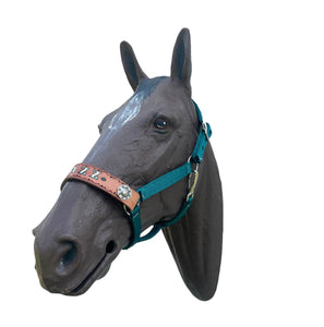 PERSONALIZED   nylon pony or miniature horse  halter many different patterns and colors!