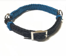 Carribean blue side pull hackamore  bitless attachment.... with black or  brown chinstrap...all sizes