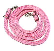 Rein… light pink flat braided rein paracord