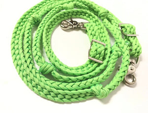 Barrel Reins, Round with grip knots...You choose color and length