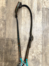 One ear personalized leather bridle