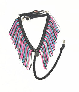 fringe breast collar