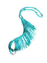 Fringe Barrel Reins turquoise