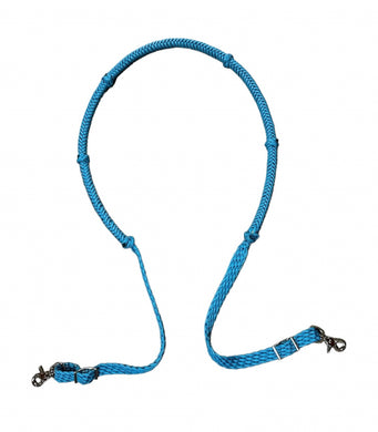 Stiff loop cable Barrel Reins with grip knots...You choose color and length