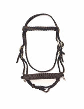 complete Bitless bridle side pull hackamore “with a whoa” in all sizes (you pick your colors)