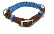 Light blue side pull hackamore  bitless attachment.... with black or  brown chinstrap...all sizes