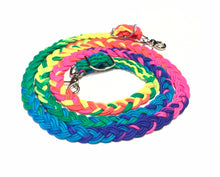 Wide 1” rainbow reins no knots