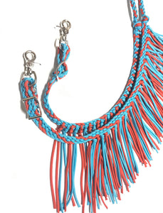 Fringe Barrel Reins, You choose color