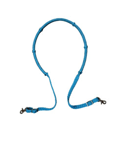 Stiff loop cable Barrel Reins with grip knots...You choose color and length