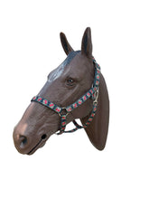 Christmas Candy Cane nylon horse halter