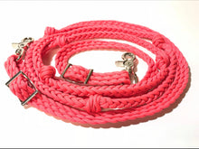 Purple barrel reins , Round with grip knots...You choose color and length