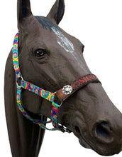 PERSONALIZED tie dye nylon horse halter