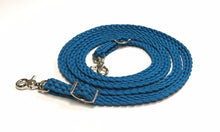 Rein… carribean blue flat braided rein paracord