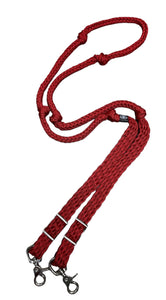 Red Barrel Reins, Round with grip knots