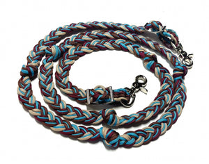 Barrel Reins, wide 1” reins with grip knots...You choose color and length