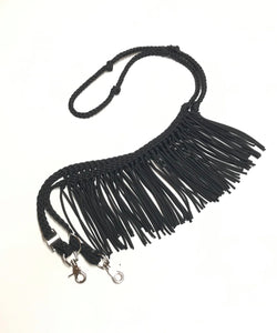 Fringe Barrel Reins, You choose color