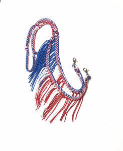 Fringe Barrel Reins, You choose color