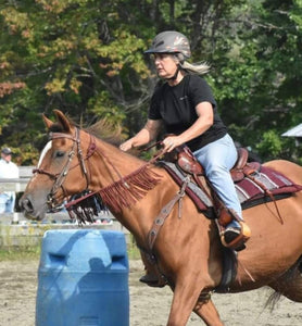 Fringe Barrel Reins, You choose color