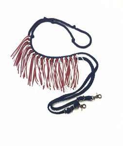 Fringe Barrel Reins, You choose color