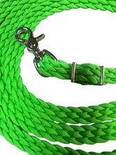 Rein… neon green flat braided rein paracord