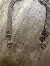Fancy wither strap in tan with rose quartz