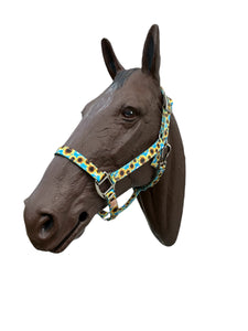 Sunflower nylon horse halter