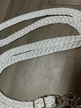 Basic flat loop rein in mule tape white