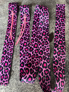 Cinch Strap Set pink cheetah