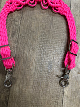 Fancy wither strap in hot pink with rhinestones