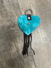 Cowhide  leather key fob TBT
