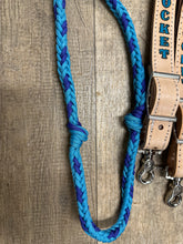 Personalized Barrel Reins leather and paracord , Round with grip knots...You choose color and length