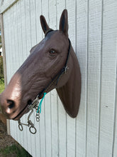 One ear personalized leather bridle