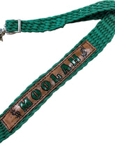 Personalized leather and paracord breast collar  horse tack