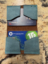 Cardholder unisex leather minimalist card wallet