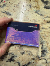 Cardholder unisex leather minimalist card wallet