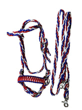 Pony Set- Red,White, and Blue with Bitless Bridle