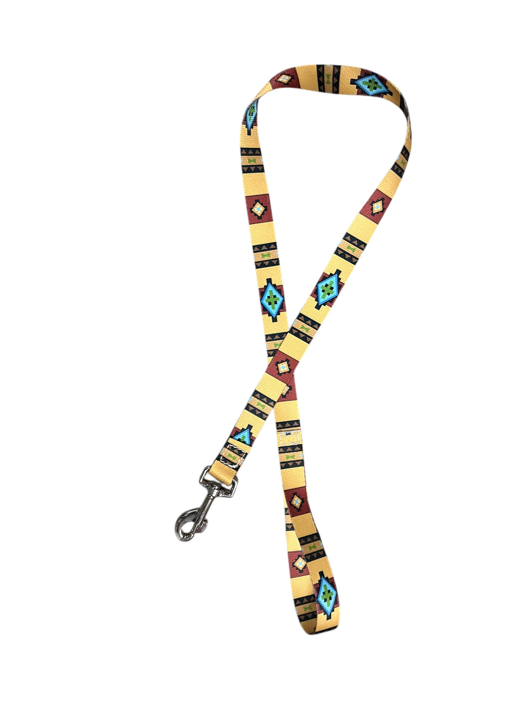 Sale dog leash tan tribal