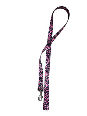 Sale dog leash pink cheetah