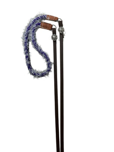 Sale 8’ reins fuzzy reins purple