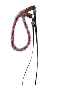 Sale 8’ reins fuzzy reins red