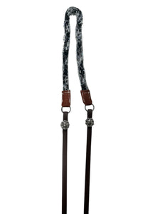 Sale 8’ reins fuzzy reins black