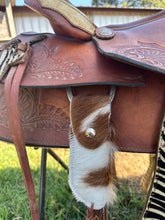 Hoof pick holder cowhide