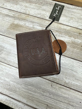 Men’s wallet brown leather with cowhide