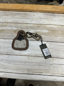 Myra hand  cow hide key fob