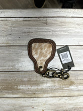 Myra hand  cow hide key fob