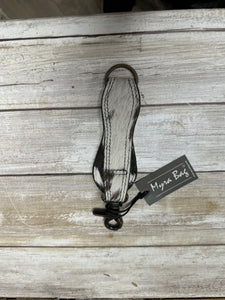 Myra hand  cow hide key fob