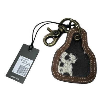 Myra hand  cow hide key fob