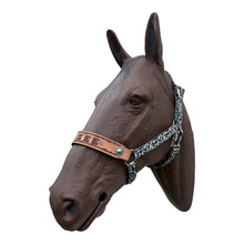 PERSONALIZED black and white Cow print nylon horse halter