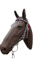 Vegas fringe tack set breast collar nylon horse size