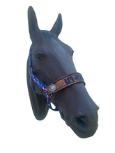 PERSONALIZED nylon mustang horse halter patriotic